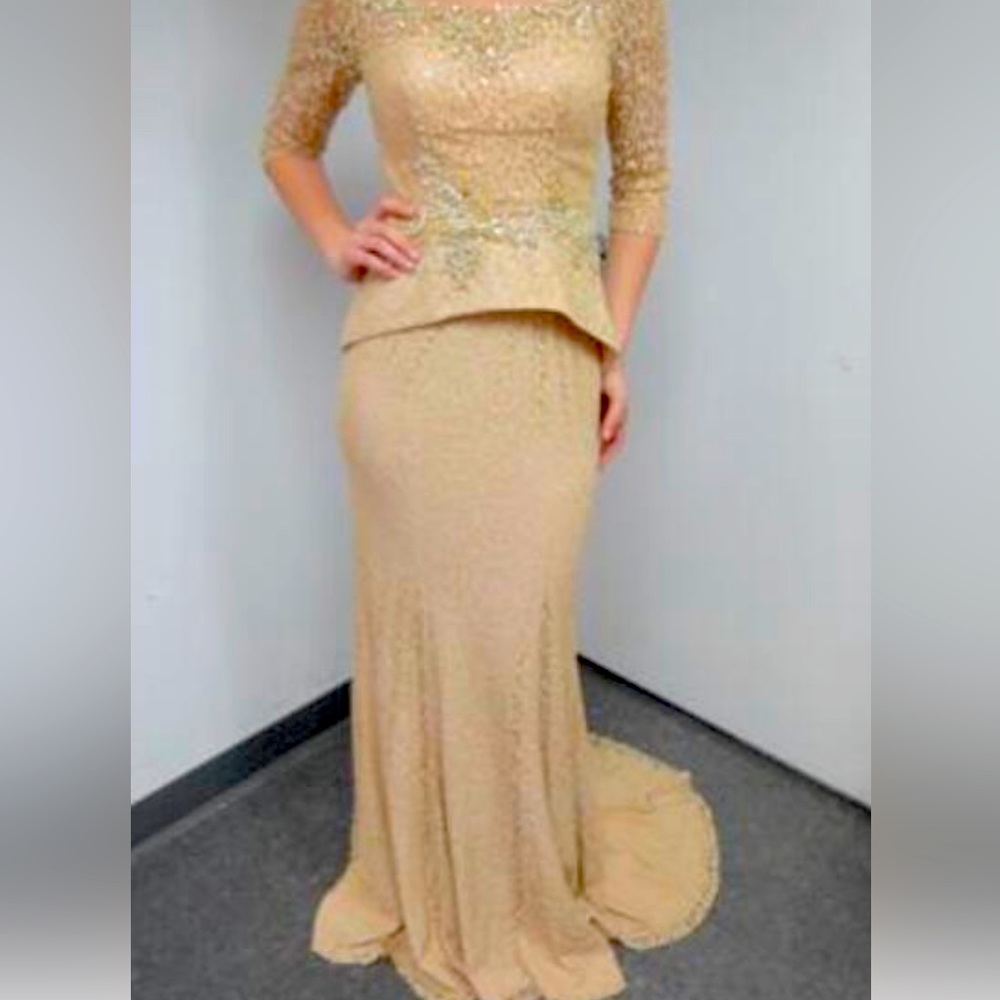 Elegant Jovani Mother Of The Bride. Color is Burgundy. Size 14 and 16.